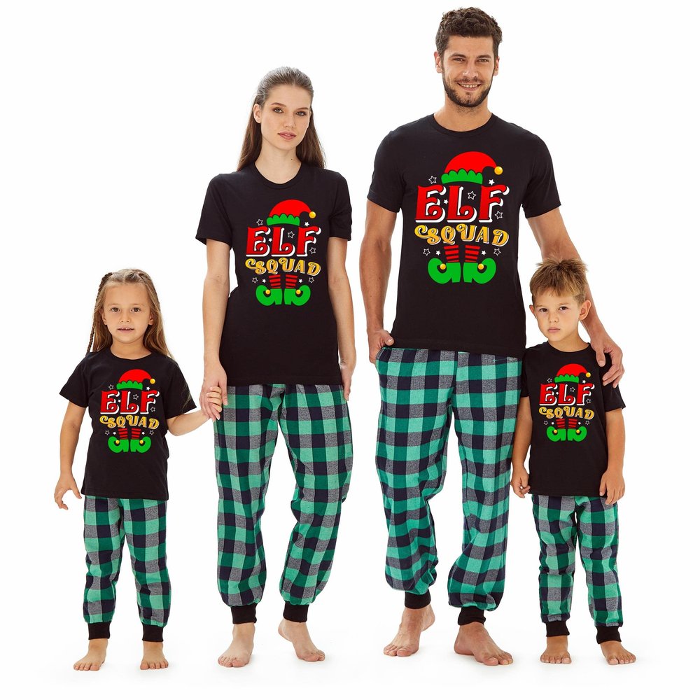 Elf Squad Christmas Matching Family Xmas Crew Baby Girl Boys T-Shirt