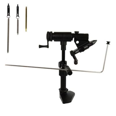 Shark Shooter Q II Generation Fly Tying Vise True Rotary Vise Fine Adjustment of Rotation with Advanced Drag Discs 28 to 7/0 Hook Sizes