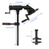 Shark Shooter Q II Generation Fly Tying Vise True Rotary Vise Fine Adjustment of Rotation with Advanced Drag Discs 28 to 7/0 Hook Sizes view 4
