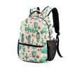 SunFancyCustom Custom Cactus and Animal Personalized Causual Shoulder Bag Sports Leisure Camping Backpack for Women Men view 2