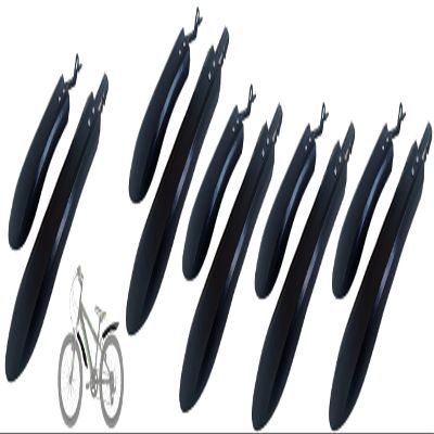 TXMACHINE Mountain Bike Fender Bike Mudguard Set for 24'' 26'' 28" with 1 Bicycle Front and 1 Rear Fenders (5 Set)
