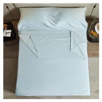 Sleeping Bag Liners 100% Cotton Travel Sheet Sleeping Bag, Sleeping Bags for Hotel Camping Hiking Trips, Ultralight Single/Double Comfortable Sleep Liners, Machine Washable
