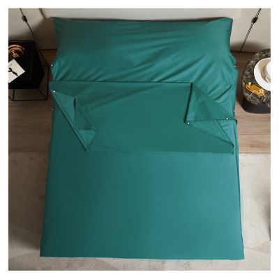 Sleeping Bag Liners 100% Cotton Travel Sheet Sleeping Bag, Sleeping Bags for Hotel Camping Hiking Trips, Ultralight Single/Double Comfortable Sleep Liners, Machine Washable