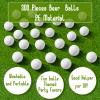 BBTO 300 Pcs 40 mm White Bulk Table Tennis Balls for Christmas Party Supplies Indoor Outdoor Games Entertainment Arts Crafts Activities view 3