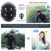 KRACESS KRS-S1 Bike Helmets for Men Smart Helmets for Adults with 1080P 60 fps Sports Camera Dual Antenna Bluetooth Womens Bike Helmet (Matte Black, M-21.56-22.84in) view 3