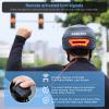 KRACESS KRS-S1 Bike Helmets for Men Smart Helmets for Adults with 1080P 60 fps Sports Camera Dual Antenna Bluetooth Womens Bike Helmet (Matte Black, M-21.56-22.84in) view 4