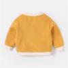 Baby Sweater Cotton Long Sleeve Cardigan for Boys Infant Toddler Sweaters Autumn Winter Button (Yellow, 12-18 Months) view 4