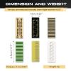 CUSTOM SABER Light Saber Accessories Button Control Box Clamp Cards for Luke Light Saber, DIY Accessories to Build Custom Hilt, Hilt Decoration - 6 Pieces view 2