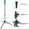 Smartxchoices 5'x5' Baseball Softball Practice Net with Carry Bag + Baseball Tee Stand, Portable Pitching Hitting Batting Catching Throwing Net Toss Backstop Training Combo Equipment view 4