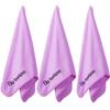Wuwahold Microfiber Gym Towels Bigger Size Super Soft for Exercise Fitness, Sports, Workout, 380-GSM 15-Inch x 31-Inch Quick-Drying Towels (3 Pack, Purple) view 1