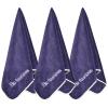 Wuwahold Microfiber Gym Towels Bigger Size Super Soft for Exercise Fitness, Sports, Workout, 380-GSM 15-Inch x 31-Inch Quick-Drying Towels (3 Pack, Navy Blue) view 1