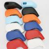 FUUBAMB00 9PCs Portable Golf Iron Head Cover TPE Soft Rubber Material Golf Club Covers Iron Headcovers Durable Golfs Protector Accessories Set,Red view 3