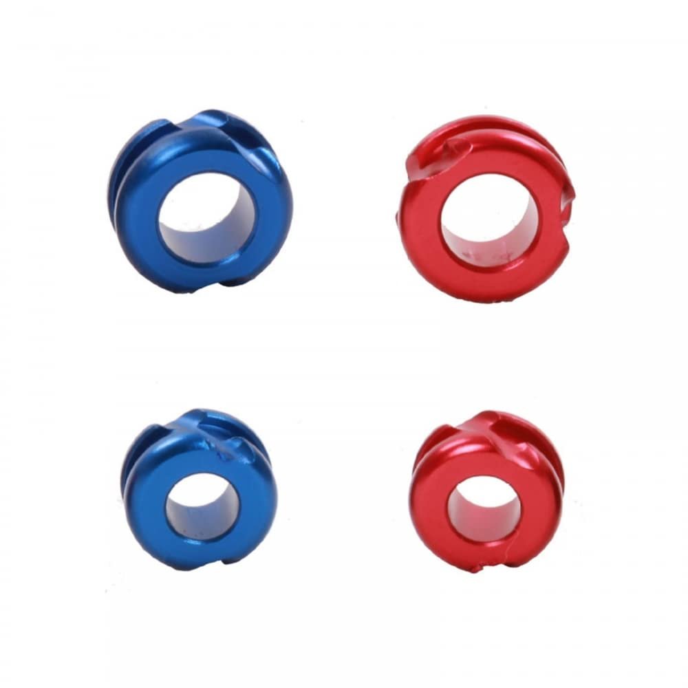 4PCS Bow Sight Peep, 1/4" 3/16" Aluminum Alloy Peep Sight Archery Accessories for Compound Bow