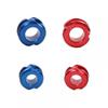 4PCS Bow Sight Peep, 1/4" 3/16" Aluminum Alloy Peep Sight Archery Accessories for Compound Bow view 1