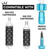 Peaty's Holeshot CO2 Tire Inflator Kit, Road & Gravel 16g, Mango view 3