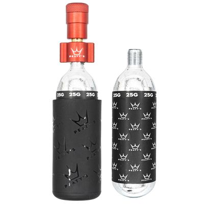 Peaty's Holeshot CO2 Tire Inflator Kit, MTB 25g, Red