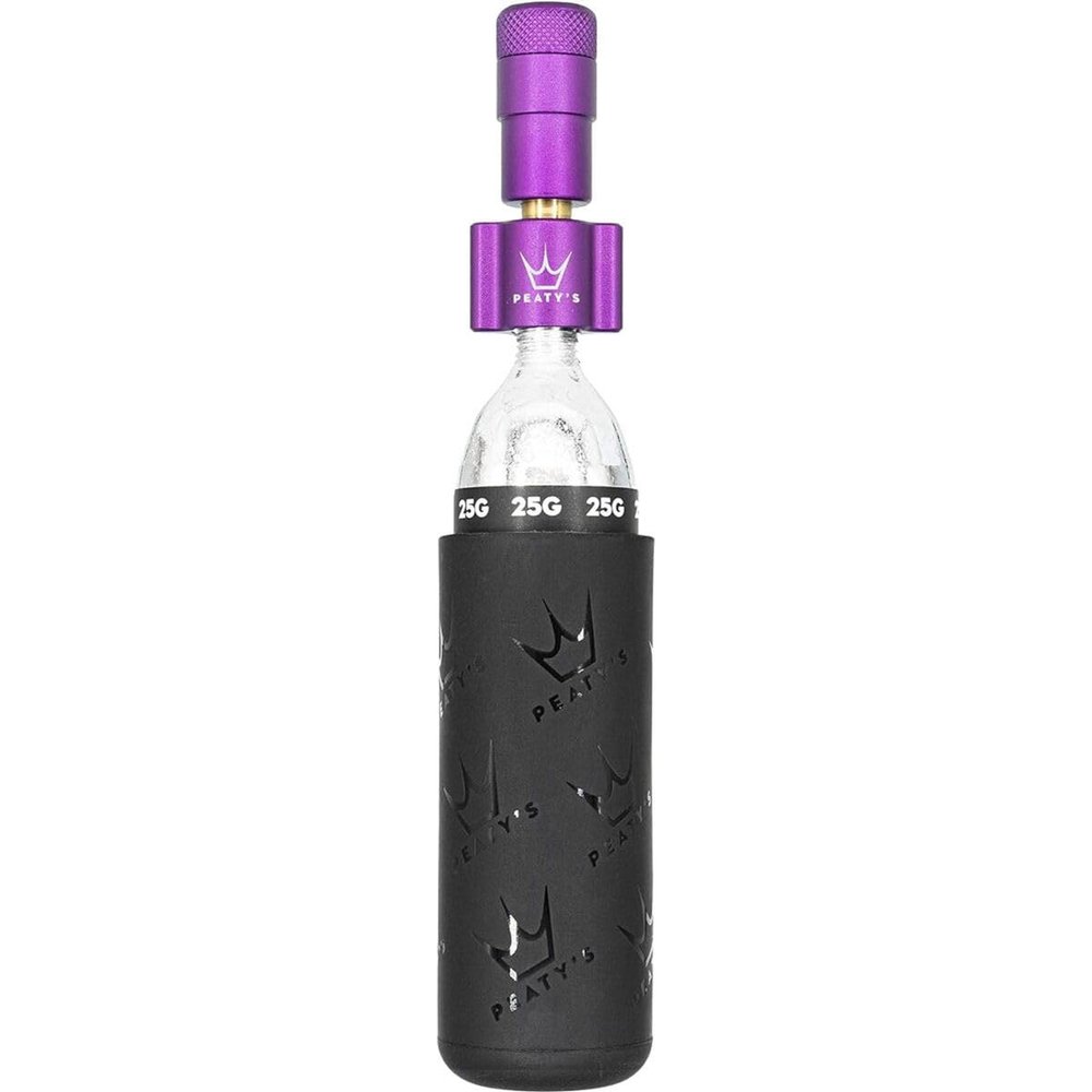 Peaty's Holeshot CO2 Tire Inflator Kit, MTB 25g, Violet