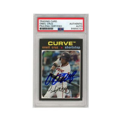 Oneil Cruz 2020 Topps Heritage Minor League Autograph Card #119 PSA/DNA