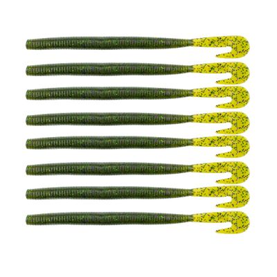 BAITFUEL Mega Bopper Infused with Supercharged X55 Formula Gel: Fish Scent Technology with Powerful Attractants|7.7-Inch, Watermelon Candy (PN: X86520)