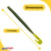 BAITFUEL Mega Bopper Infused with Supercharged X55 Formula Gel: Fish Scent Technology with Powerful Attractants|7.7-Inch, Watermelon Candy (PN: X86520) view 2