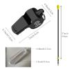 CREATCABIN Sports Whistles with Lanyard Stainless Steel Whistle Loud Crisp Sound Gifts for Coach Referees Teachers- Awesome People Make Awesome Coaches (Black) view 2