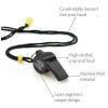 CREATCABIN Sports Whistles with Lanyard Stainless Steel Whistle Loud Crisp Sound Gifts for Coach Referees Teachers- Awesome People Make Awesome Coaches (Black) view 3