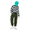 MINI PANDA Boys' Cargo Pant,Husky Boys Adjustable Waist Pants Size 6-16(12, Olive-B) view 1
