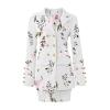 tuduoms Women's Blazer Suits Two Piece Formal Work Floral Solid Jacket Skirt Suit for Women Casual Business Lady Suits Sets view 3