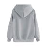 Women's Love Printed Sweatshirt Casual Hoodie Pullover Trendy Long Sleeve Blouse Yoga Shirts for Women Grey view 2