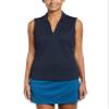 PGA Tour Women's Airflux Sleeveless Golf Polo Shirt (Size X-Small - XX-Large), True Navy, XX-Large view 1