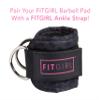 FITGIRL - Squat Pad and Hip Thrust Pad for Leg Day, Barbell Pad Stays in Place Secure, Thick Cushion for Comfortable Squats Lunges Glute Bridges, Olympic Bar and Smith Machine (Deluxe Black Leopard) view 4