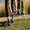Solmate Socks - Mismatched Crew Socks; Made in USA; Lemongrass Small view 2