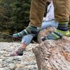 Solmate Socks - Mismatched Crew Socks; Made in USA; Lemongrass Small view 4