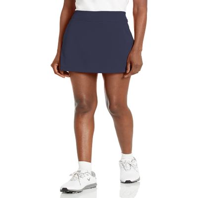 PGA TOUR Women's 16" Airflux Dry-Fit Golf Skort with Tummy Control Waistband, True Navy, X-Large