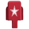 NDZ Performance Rear Slide Cover Plate for Sig P320 Series 9mm .40 .357 .45 ACP Laser Engraved Anodized Aluminum in Red, Made in The USA - Dallas Star view 1