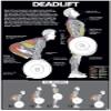 ALGRA Deadlift Poster Instructional Charts (18" x 24", Black/Dark Grey) view 1