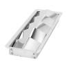 Bnineteenteam 5 Slots Boat Louvered Vent, Stainless Steel Rustproof Rectangle Blower Vent Boat Marine Vent for Yachts view 2