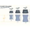 HEST Camp Pillow (Large) - Temperature Resilient Memory Foam - Essential for Camping, Backpacking, and Outdoor Adventures - Compact Packable Travel Pillow - 20" L x 26" W view 2