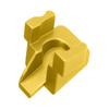 NDZ Performance Rear Slide Cover Plate for Sig P320 Series 9mm .40 .357 .45 ACP Laser Engraved Anodized Aluminum in Gold, Made in The USA - Don't Tread On Me Snake Only view 3