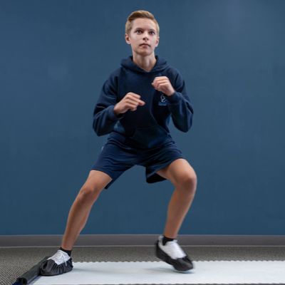 Skate Anytime Train Anytime - Hockey Slide Board for Lateral Movement Development - Shooting Pad & Puck Passer Rebounder for Stickhandling, Shooting, Passing.