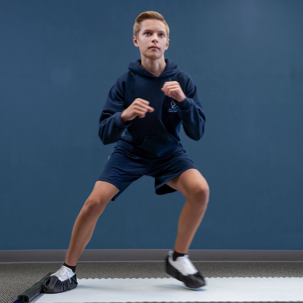Skate Anytime Train Anytime - Hockey Slide Board for Lateral Movement Development - Shooting Pad & Puck Passer Rebounder for Stickhandling, Shooting, Passing.
