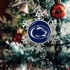 From the Heart Penn State Nittany Lions Snowflake with Team Logo Silver Metal Christmas Ornament Gift Tree Decoration PSU view 2