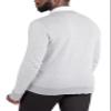 X RAY Mens Cardigan Sweater, V-Neck Soft Herringbone Button Down Cardigan Sweaters for Men, Off White-Heather Grey, Medium view 4