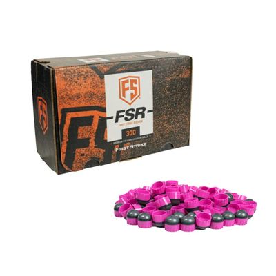 First Strike FSR First Strike Paintball Sniper Rounds (300, Smoke/Pink Shell - Pink Fill)