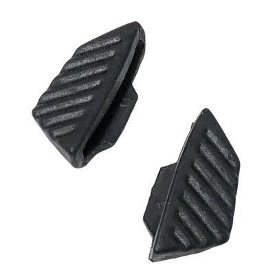 Caulo Spare Nose Pads Pieces Replacement for Oakley Mercenary OO9424 Glass Sunglasses Frames (Black - 1 Pair)
