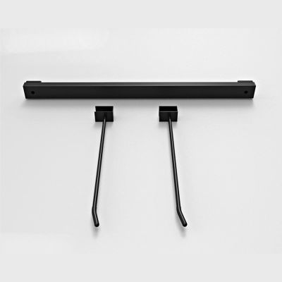 Drsyffsup Yoga Mat Holder Home Wall Mount Exercise Mat Metal Foam Rollers Hanging Storage Rack Black Yoga Room Gym Large Capacity Placement Stand,with Complete Kit (Size : 23.6inch(60cm))