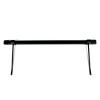 Drsyffsup Wall Storage Rack 24/30 Inch Yoga Mats HolderHanging Yoga Strap, Towel Foam RollerResistance Bands Holder in Black Set for Home Gym & Studio (Size : 23.6inch(60cm)) view 1