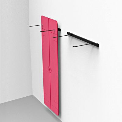 Drsyffsup Yoga Mat Hanging Storage Rack Wall Mounted HolderMulti Purpose Exercise Mat Wall Hanger Wall Hooks for Storing Yoga MatsFoam Roller,Exercise Mat (Size : 29.5inch(75cm))