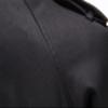 Men's Double Breasted Trench Coat Stylish Slim Fit Mid Long Belted Windbreaker Lapel Military Jacket with Belt (Black,5X-Large) view 3