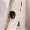 Maiyifu-GJ Men's Double Breasted Trench Coat Stylish Slim Fit Mid Long Belted Windbreaker Lapel Military Jacket with Belt (Khaki,XX-Large) view 3